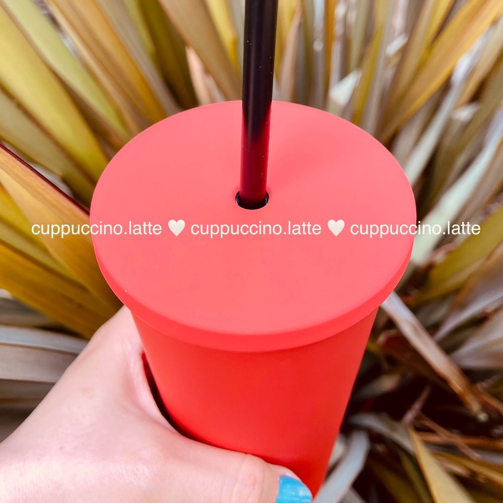 🧡NEW SET🧡Starbucks Reserve Matte Coral SS Cups - Picture 6 of 6